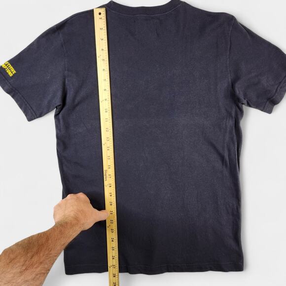 Vintage55 Guard T-Shirt Adult Large Navy Blue South Hamptons Made in Italy - Picture 8 of 12